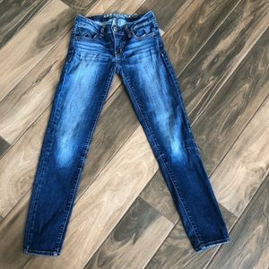 American Eagle skinny denim jegging 0 short